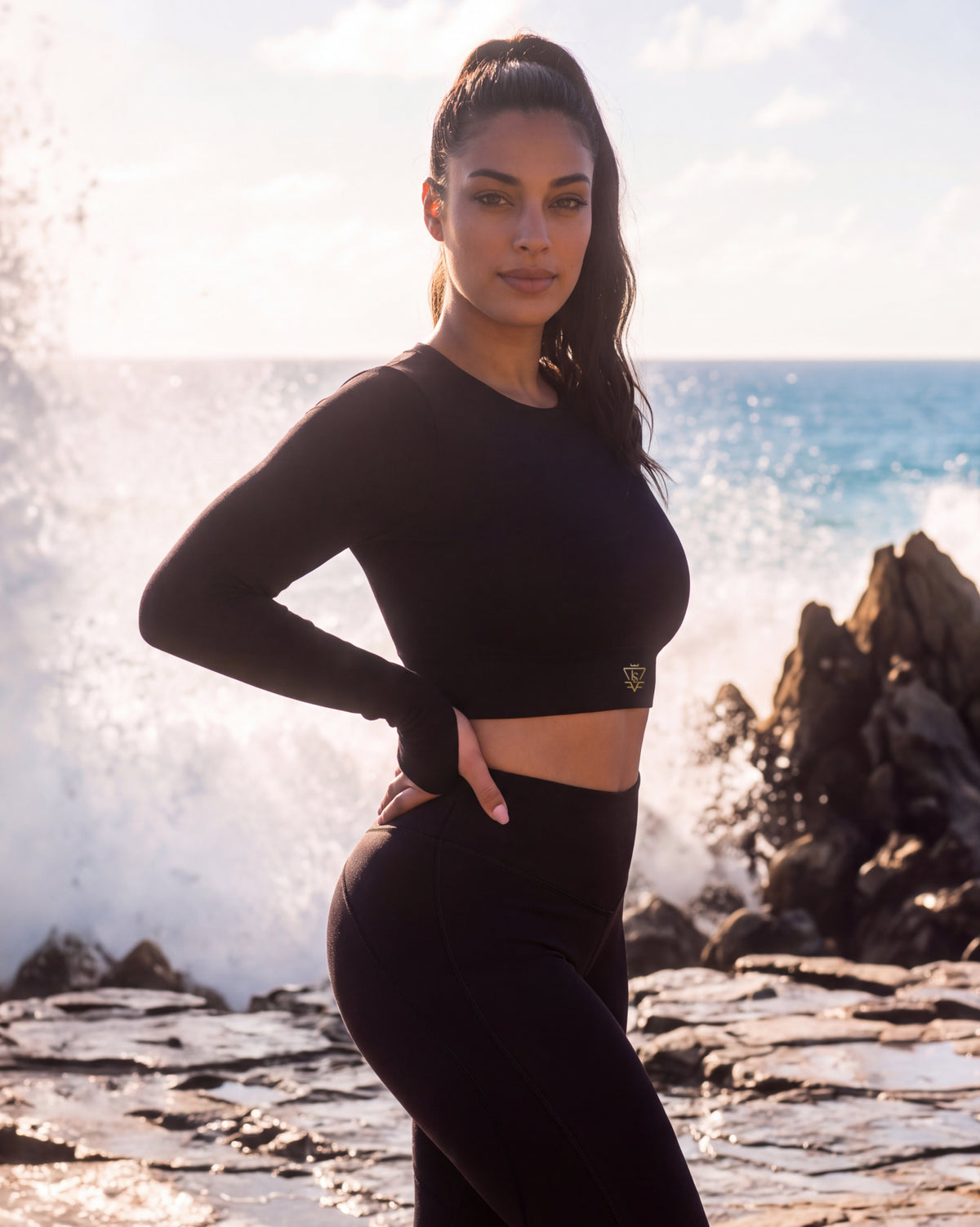 Sculpt High Waisted Leggings - Black