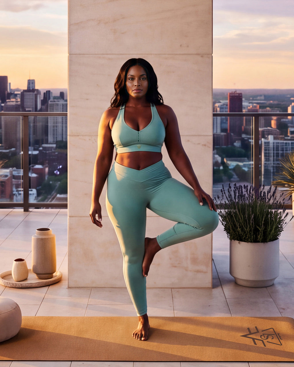 Sculpt Lift Bra - Aqua Mint