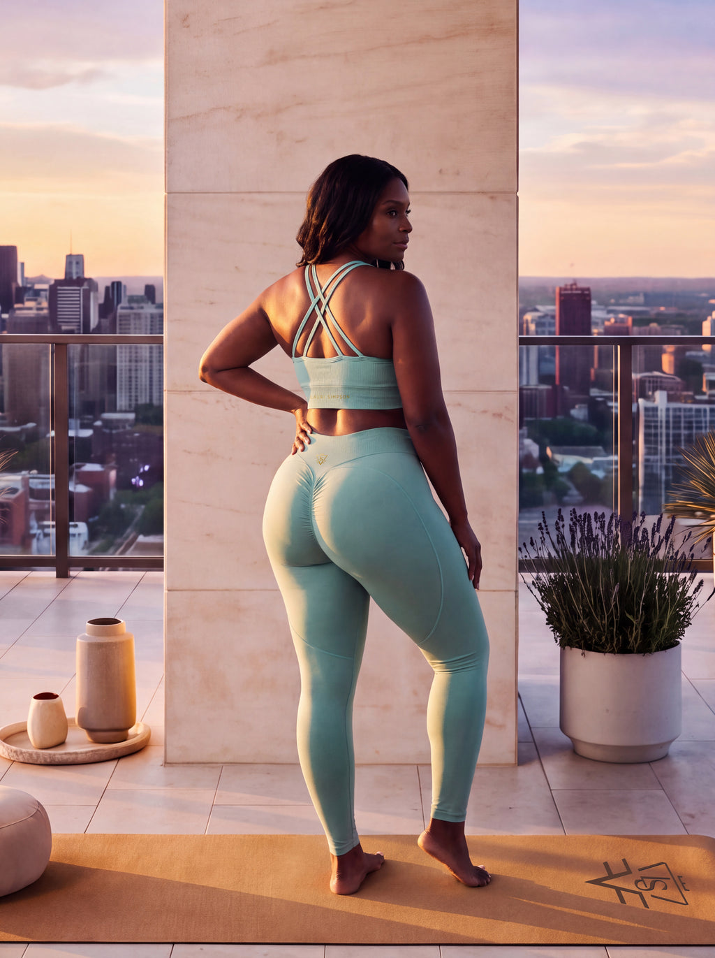 Sculpt Lift Bra - Aqua Mint