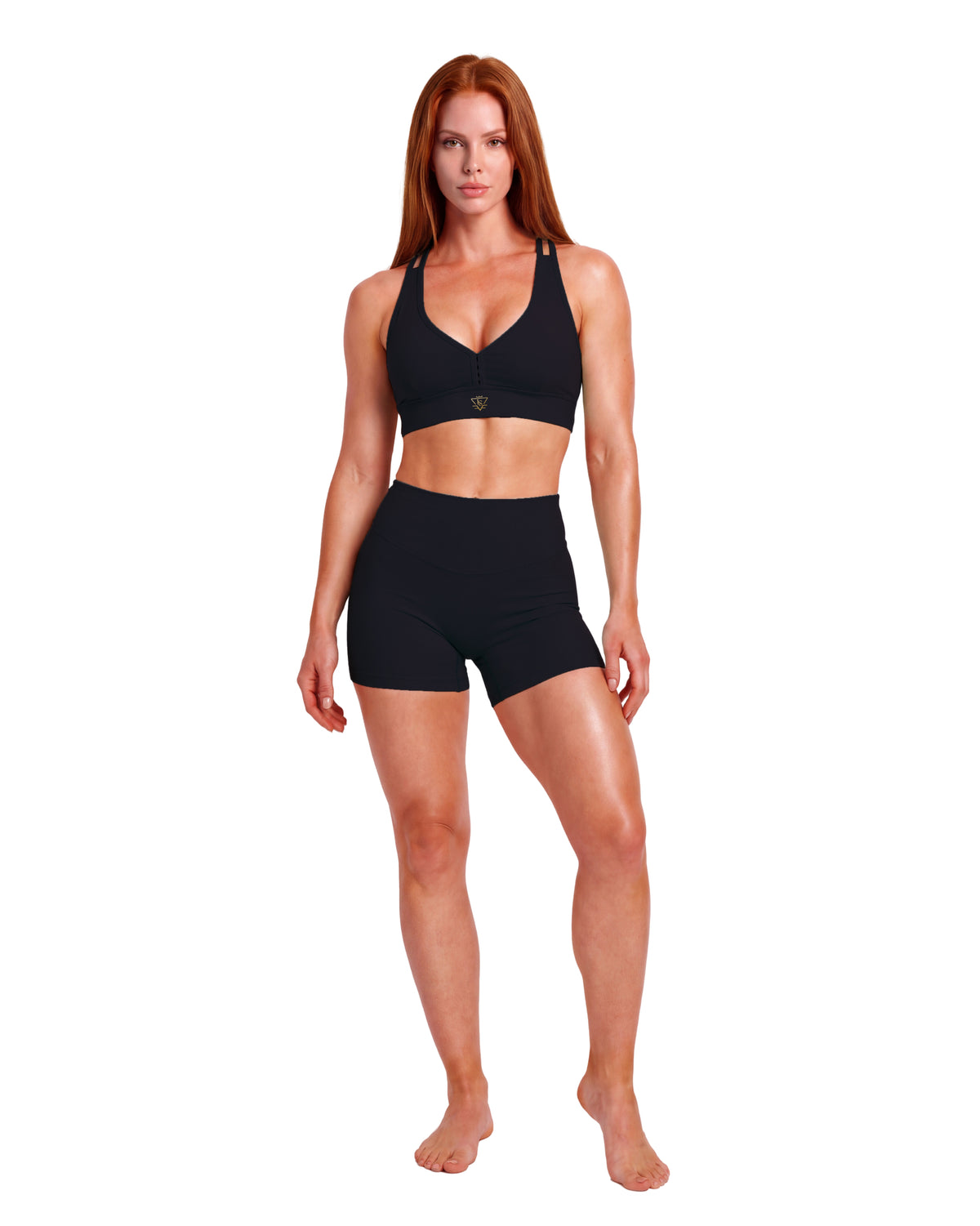 Sculpt High-Waisted Shorts - Black