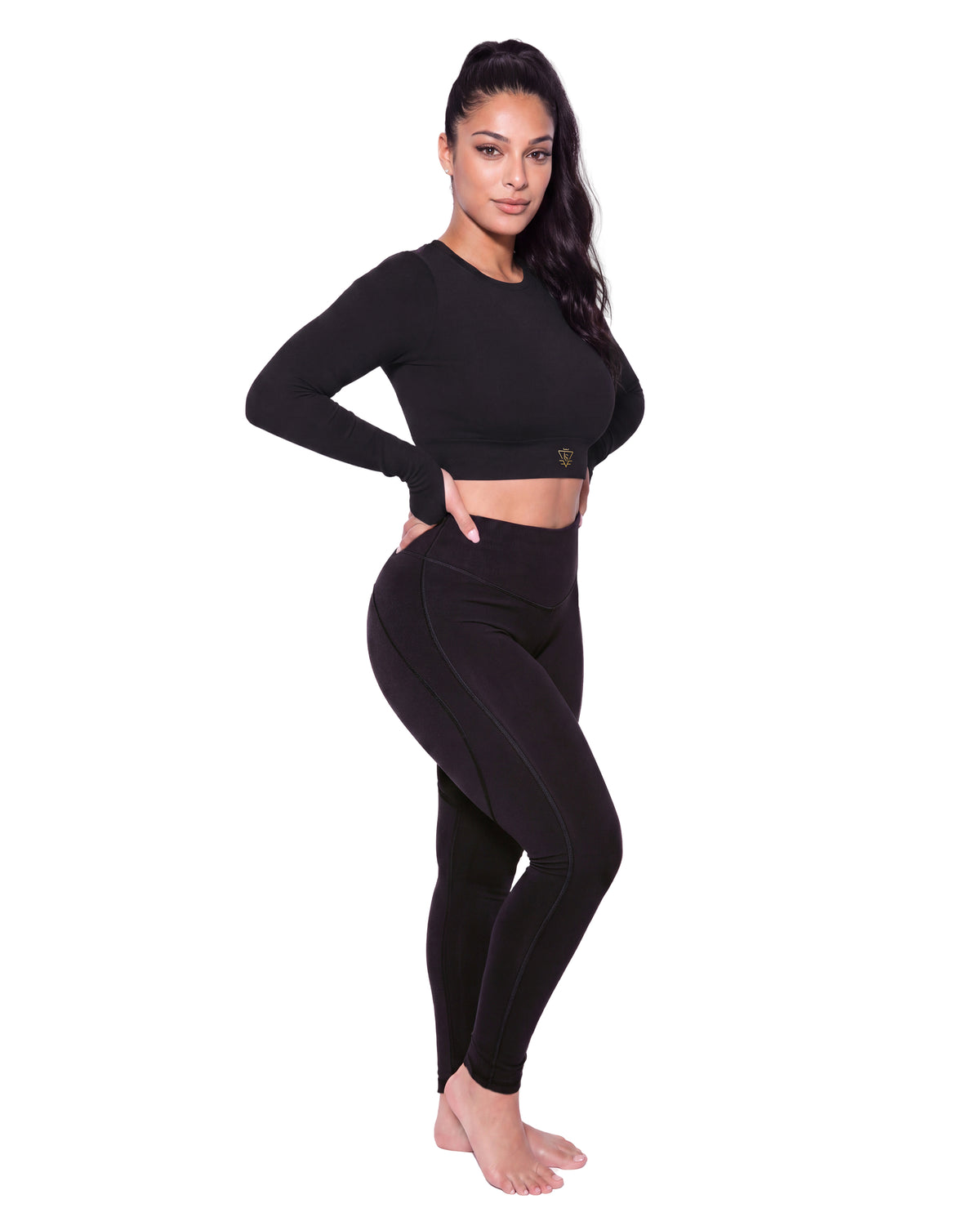Sculpt High Waisted Leggings - Black