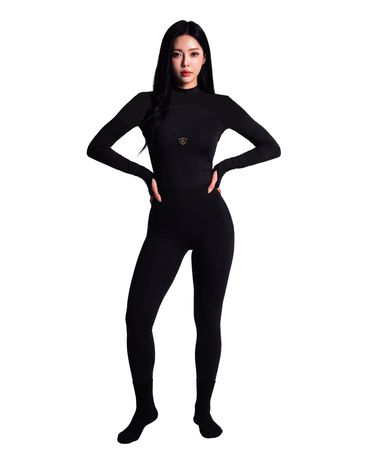 Short Sleeve Essence Bodysuit - Black