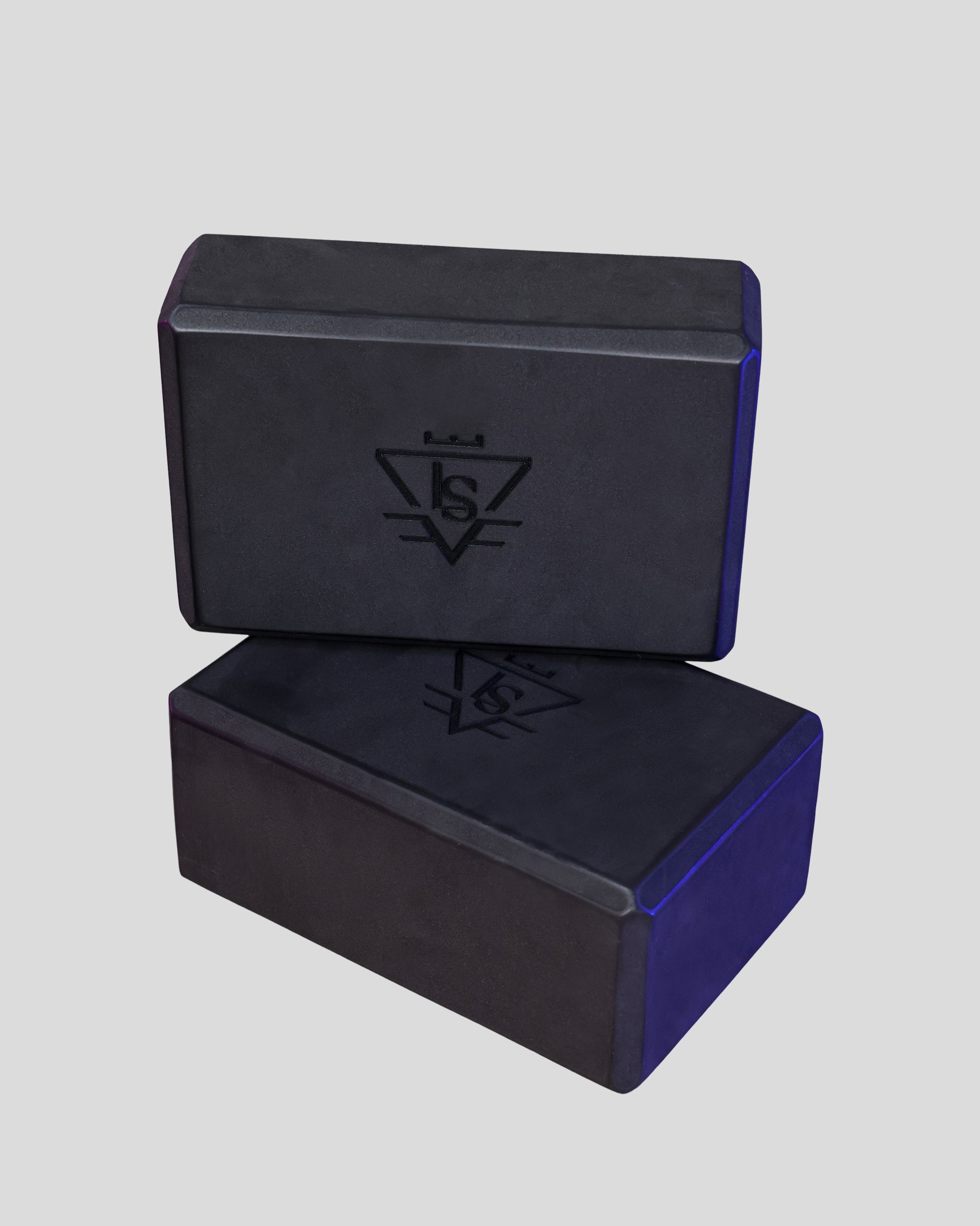 Obsidian Yoga Block Slim & Wide – Noir Edition